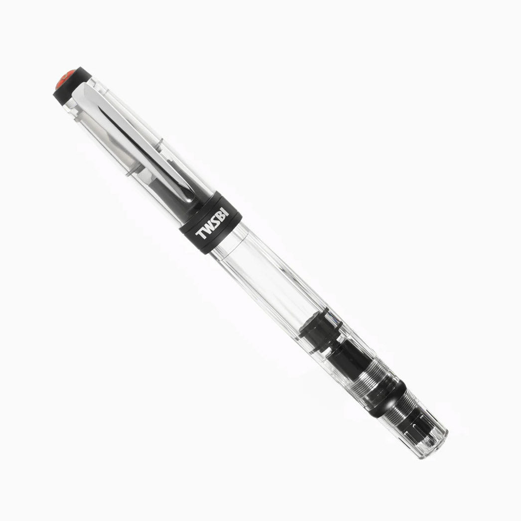 TWSBI Diamond 580ALR Black Fountain Pen - un membrete