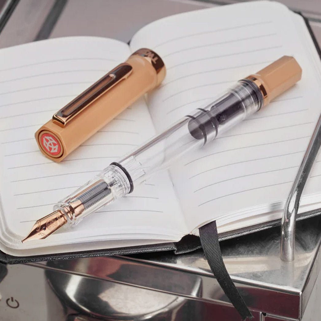 TWSBI ECO Caffè Bronze Fountain Pen - un membrete