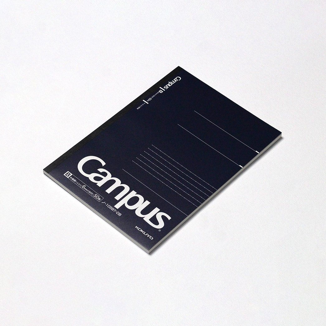 Kokuyo Campus Navy Notebook 5mm Dotted Line A5 - un membrete