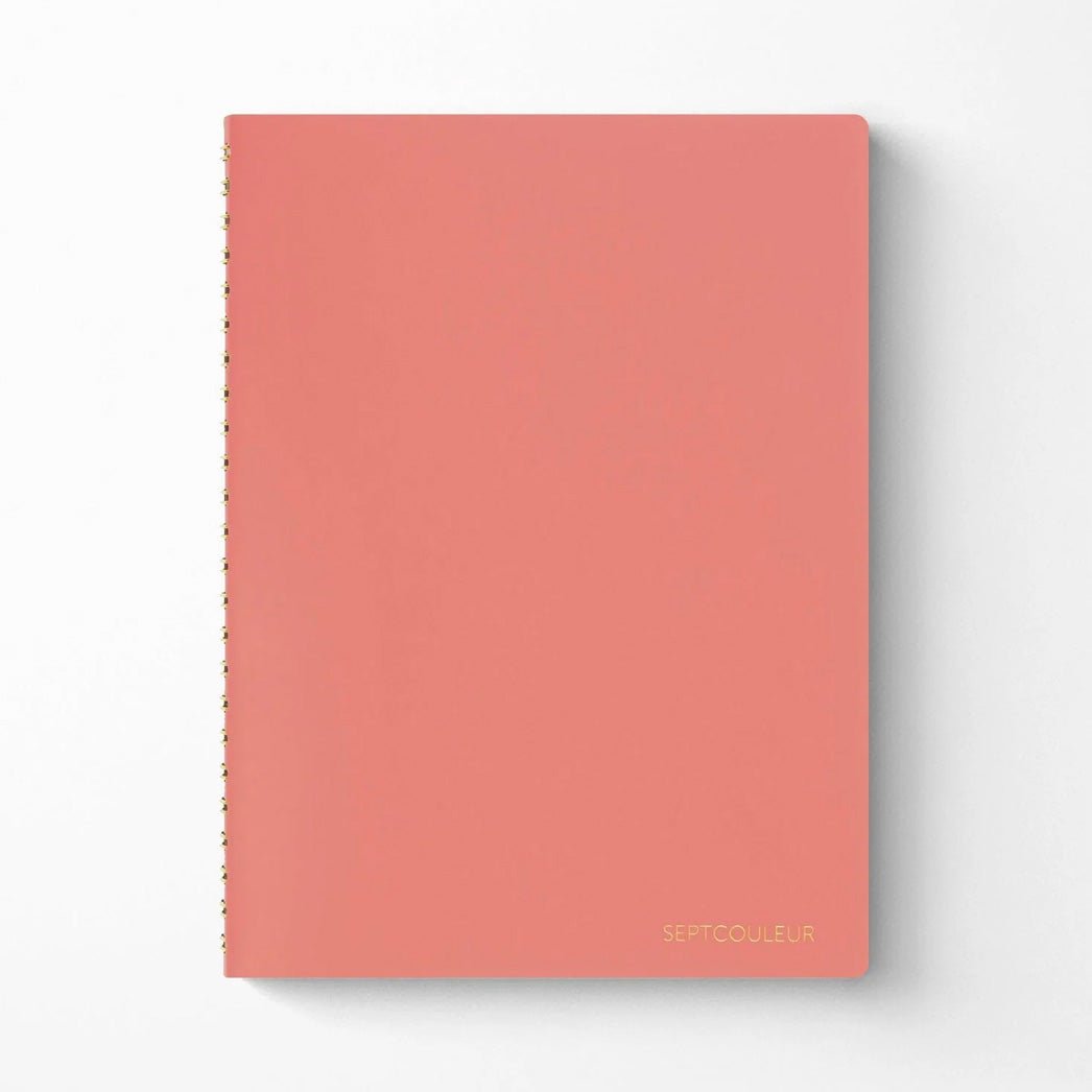 Maruman Septcouleur Notebook A5 Spicy Coral Pink - un membrete