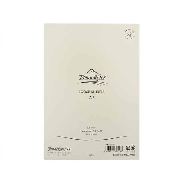 Tomoe River Loose Sheet 52g A5 Cream - un membrete