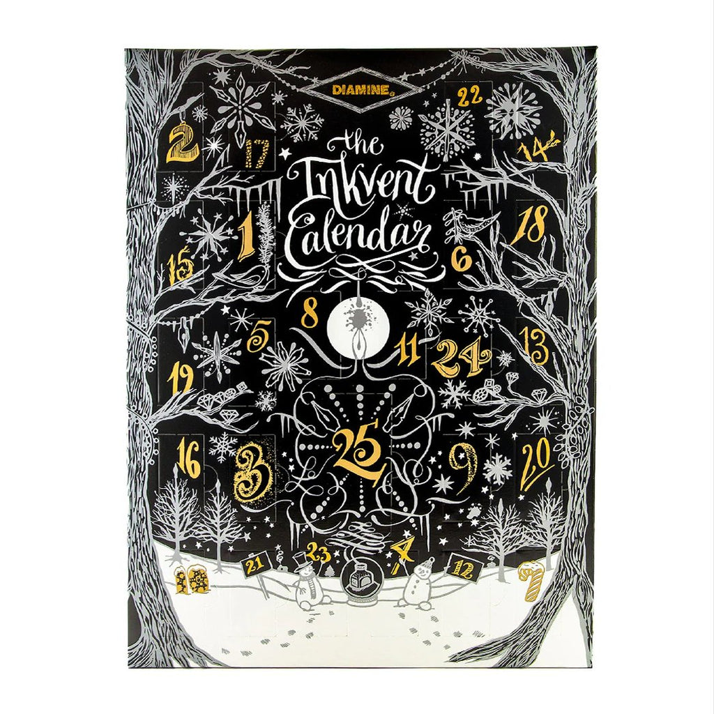 Diamine Inkvent Calendar 2024 Black Edition - un membrete