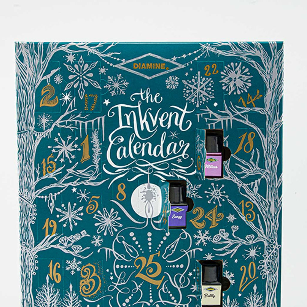 Diamine Inkvent Calendar 2025 Teal Edition - un membrete