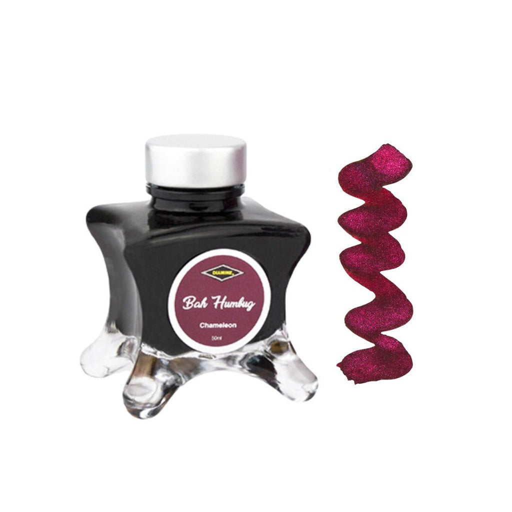 Diamine Inkvent Purple Edition Ink Bottle - Bah Humbug - un membrete