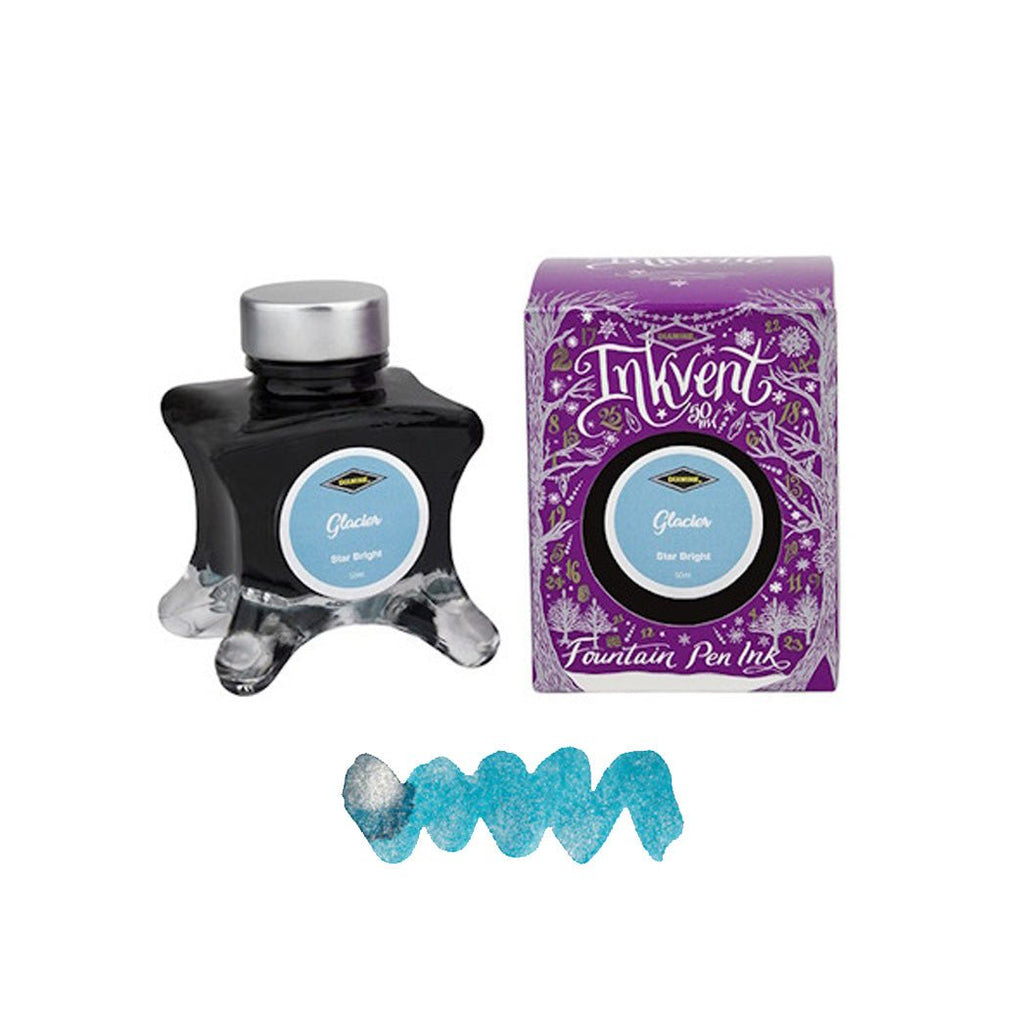 Diamine Inkvent Purple Edition Ink Bottle - Glacier - un membrete