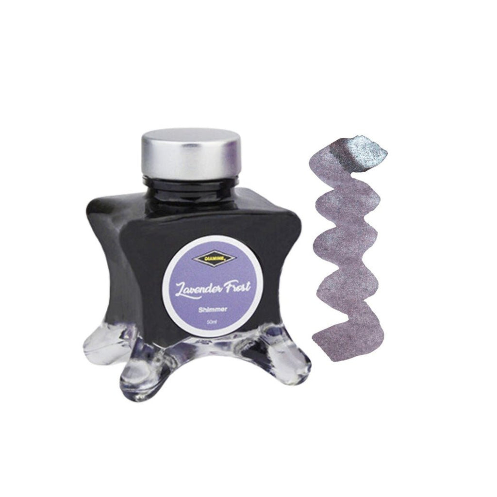 Diamine Inkvent Purple Edition Ink Bottle - Lavender Frost - un membrete