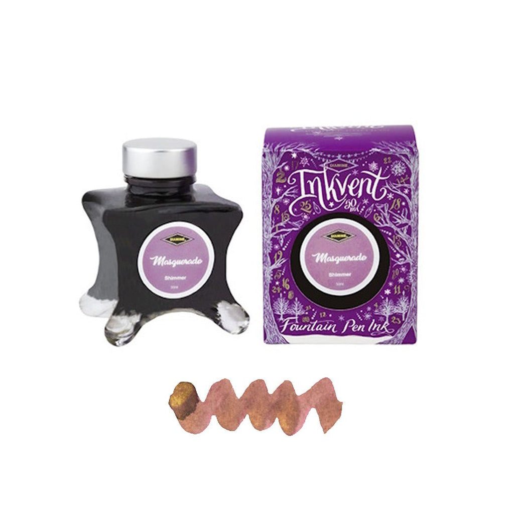 Diamine Inkvent Purple Edition Ink Bottle - Masquerade - un membrete