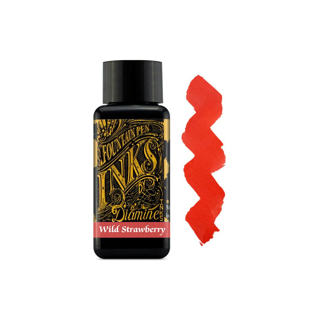 Diamine Wild Strawberry 30ml - un membrete