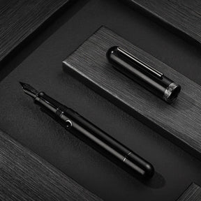 Nahvalur Nautilus Cephalopod Black – Pluma Fuente - un membrete