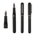 Nahvalur Nautilus Cephalopod Black – Pluma Fuente - un membrete
