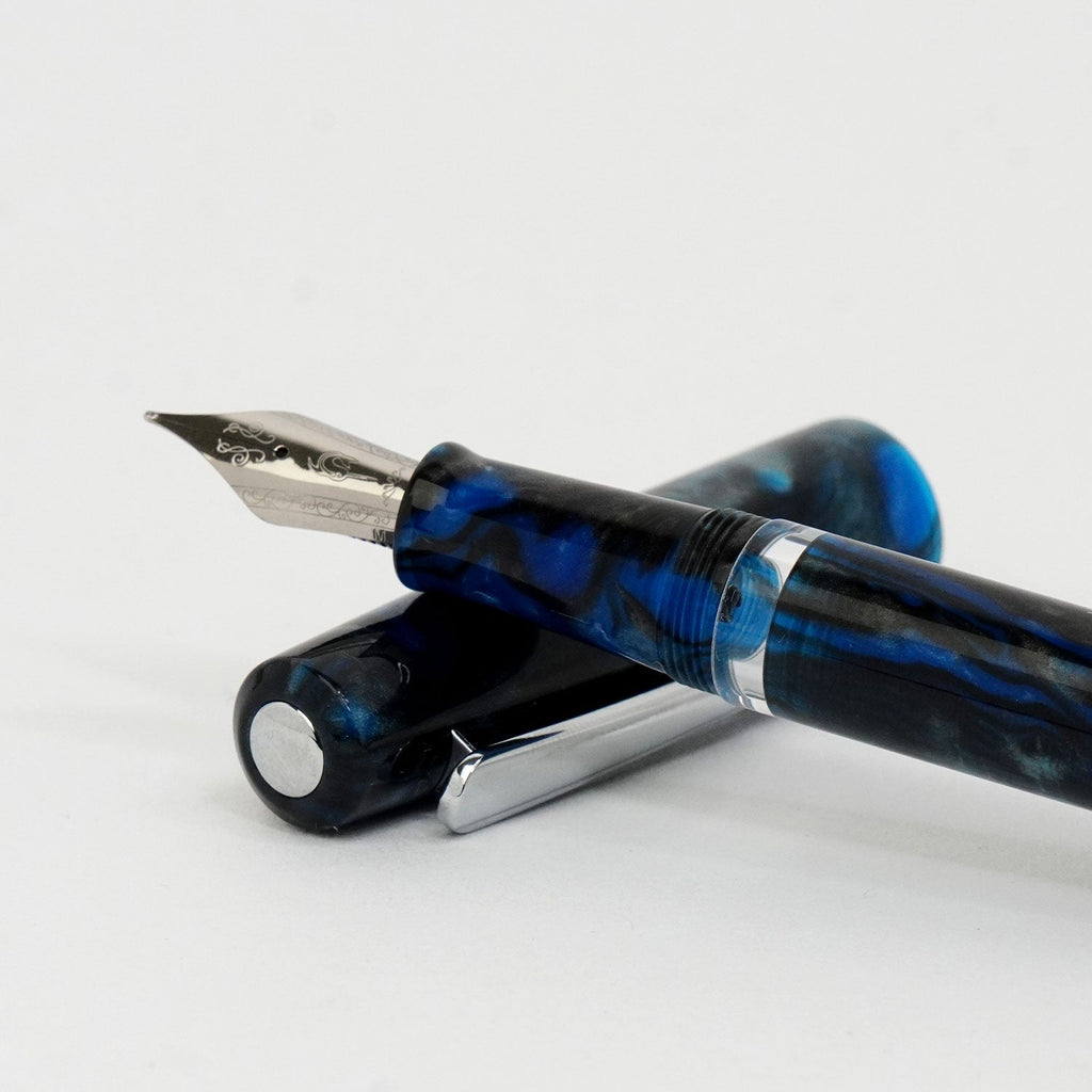 Nahvalur Schuylkill Marlin Blue - Pluma Fuente - un membrete