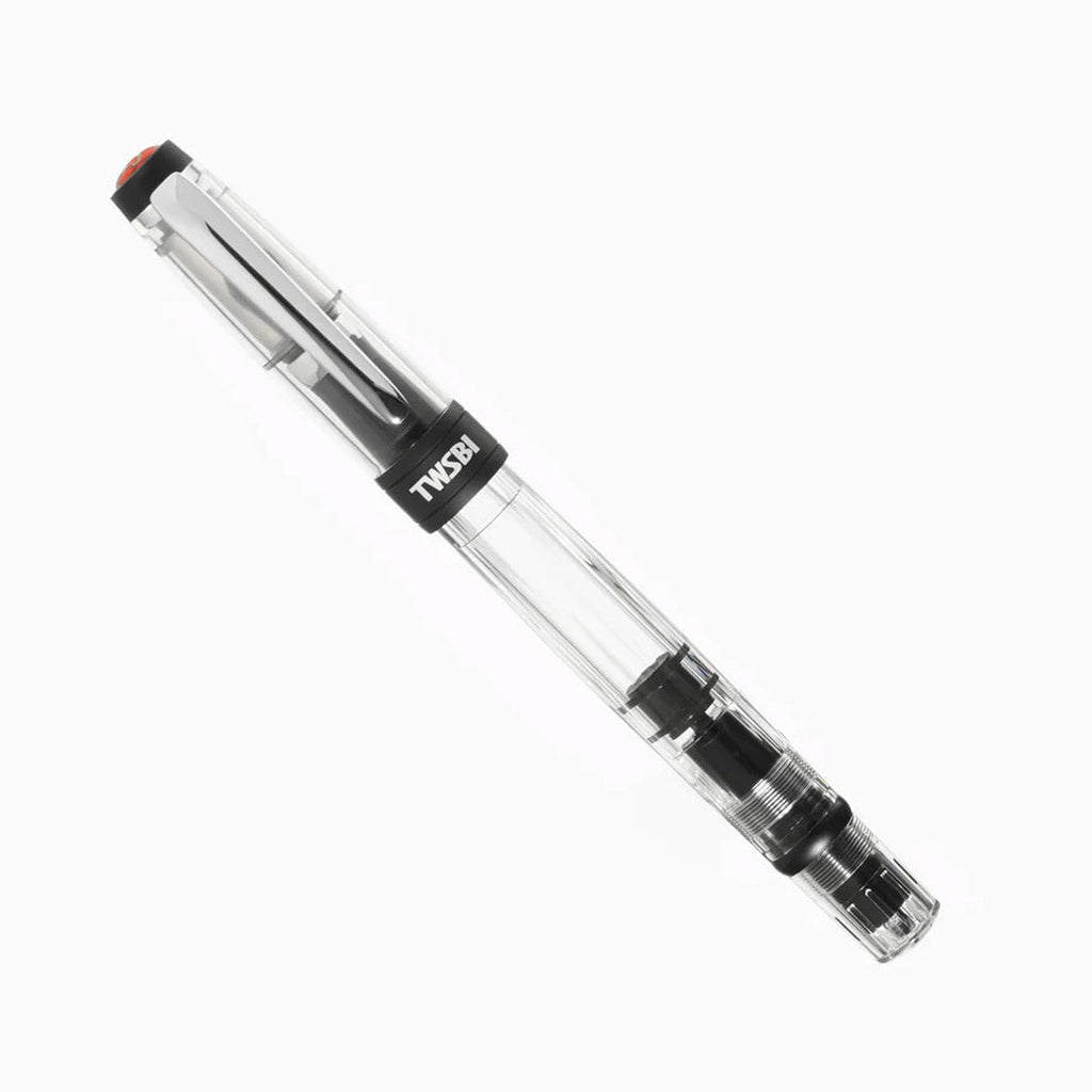 TWSBI Diamond 580ALR Black Fountain Pen - un membrete