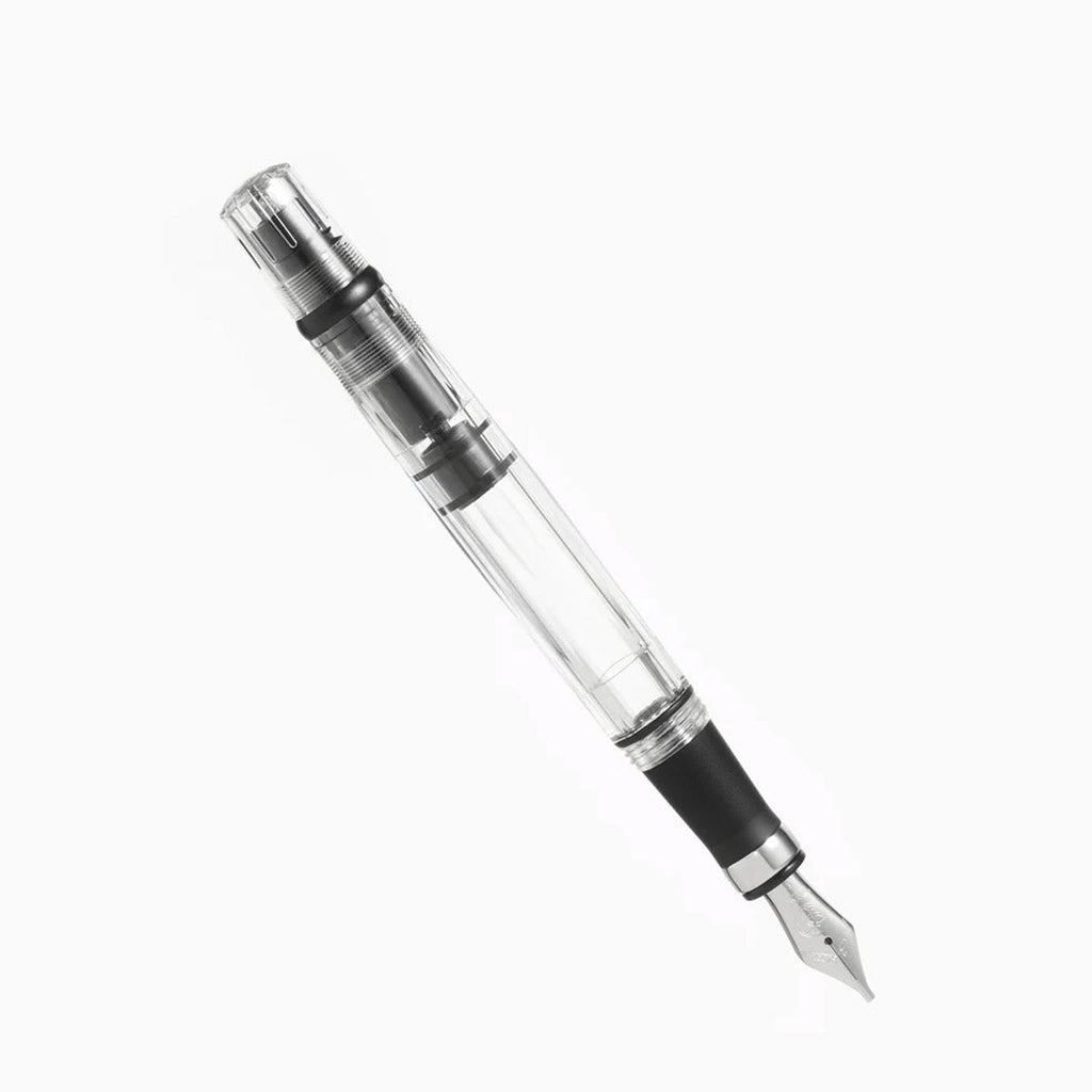 TWSBI Diamond 580ALR Black Fountain Pen - un membrete