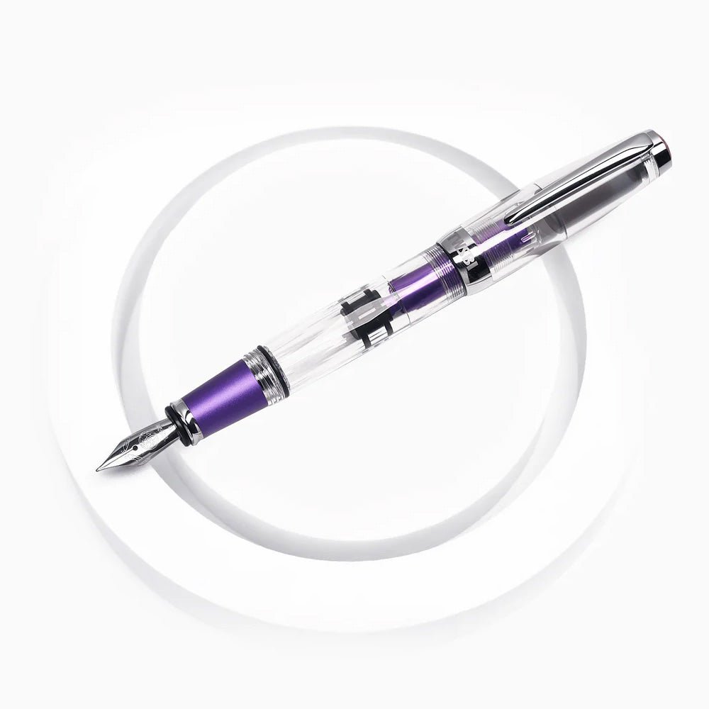 TWSBI Diamond Mini AL Grape Fountain Pen - un membrete