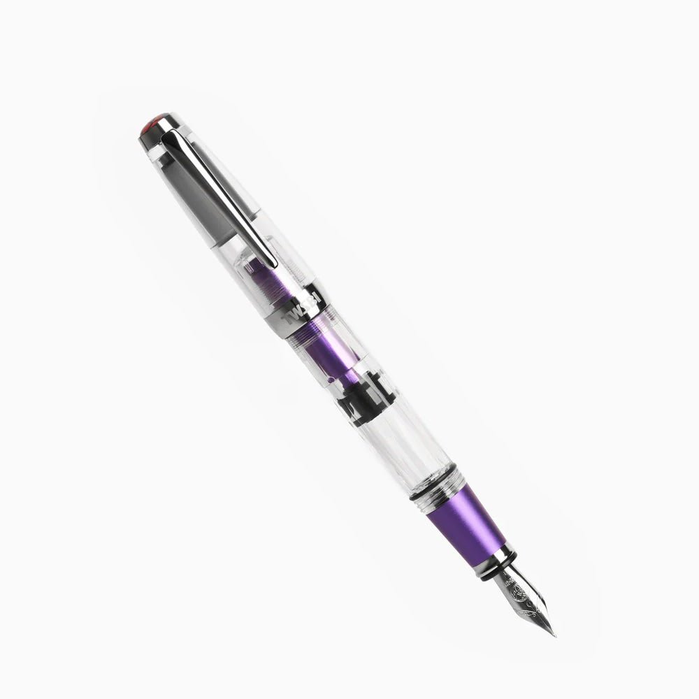 TWSBI Diamond Mini AL Grape Fountain Pen - un membrete