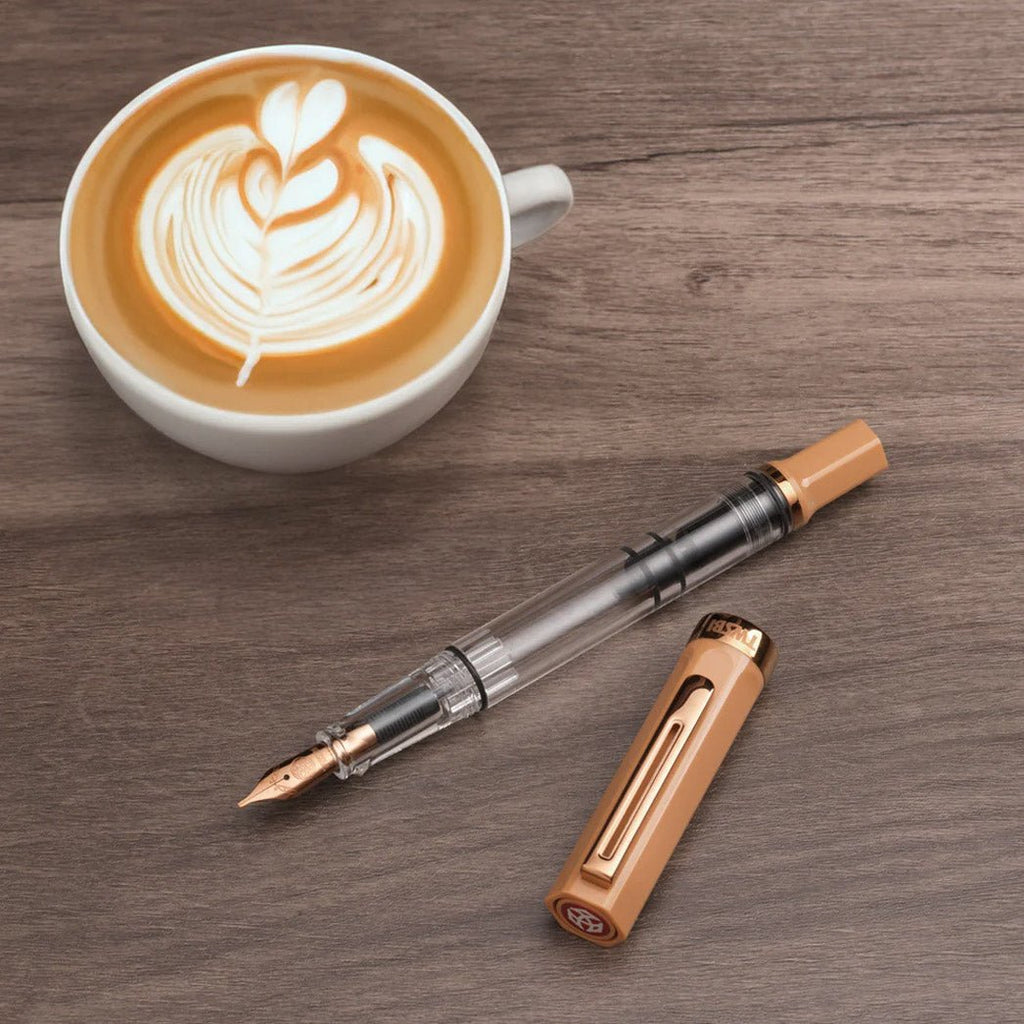 TWSBI ECO Caffè Bronze Fountain Pen - un membrete