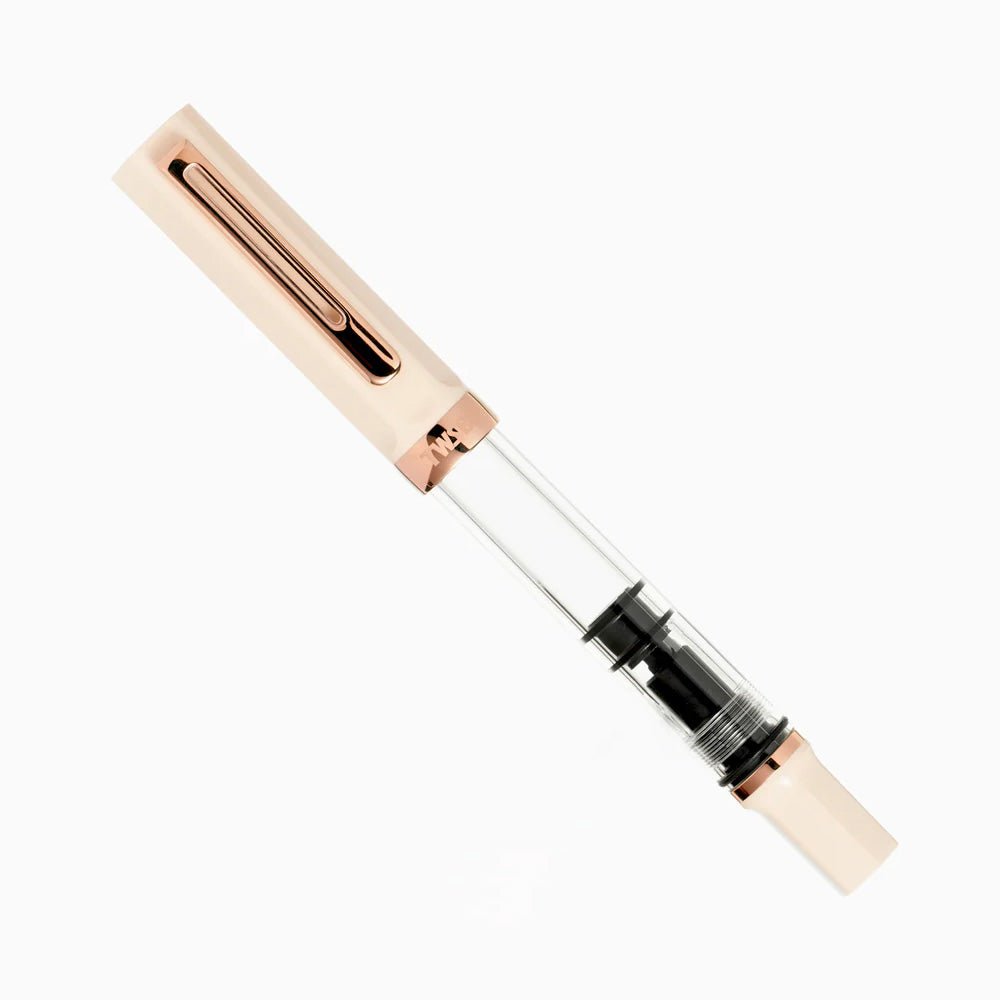 TWSBI ECO Creme Rose Gold Fountain Pen - un membrete