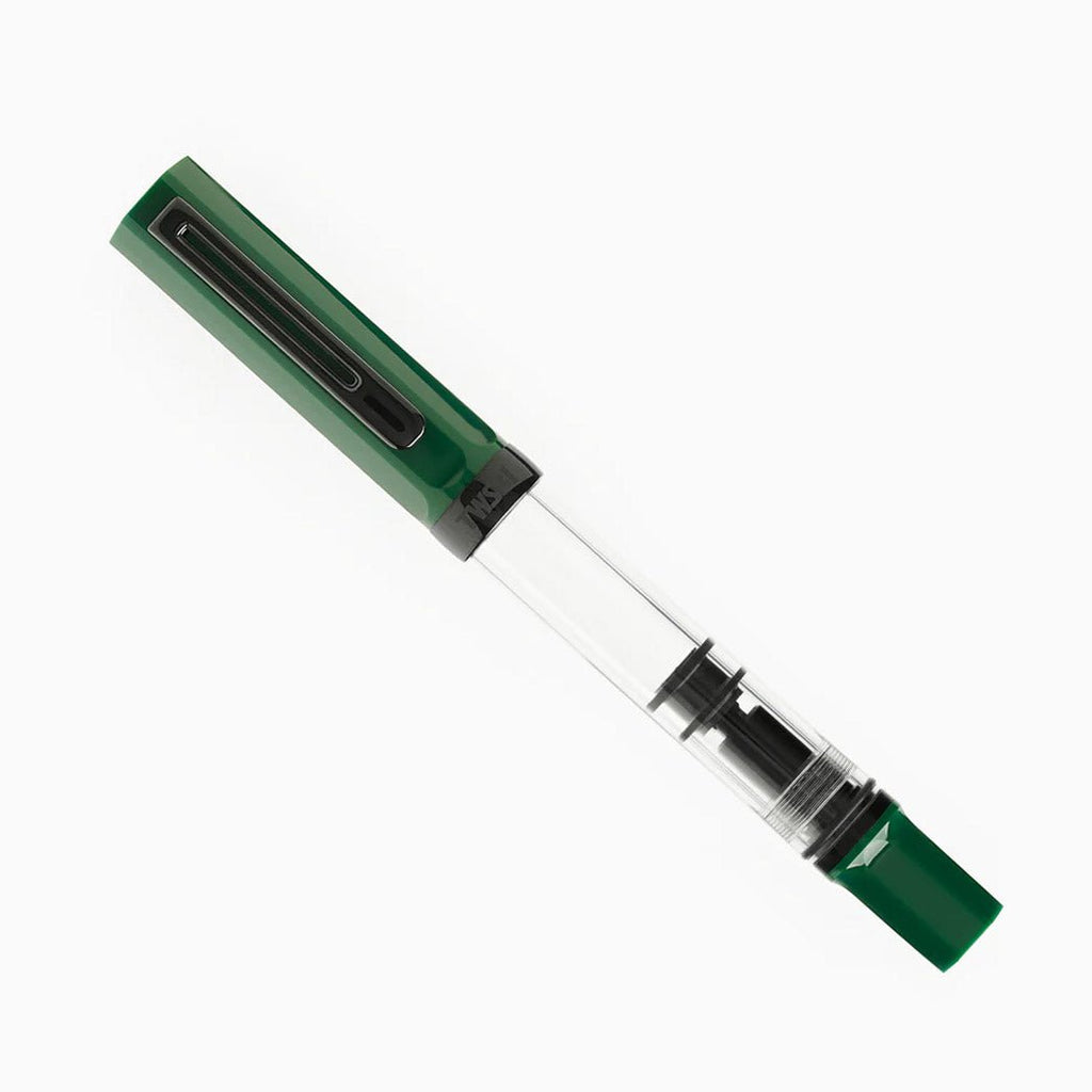 TWSBI ECO Irish Green w/Oynx Fountain Pen - un membrete