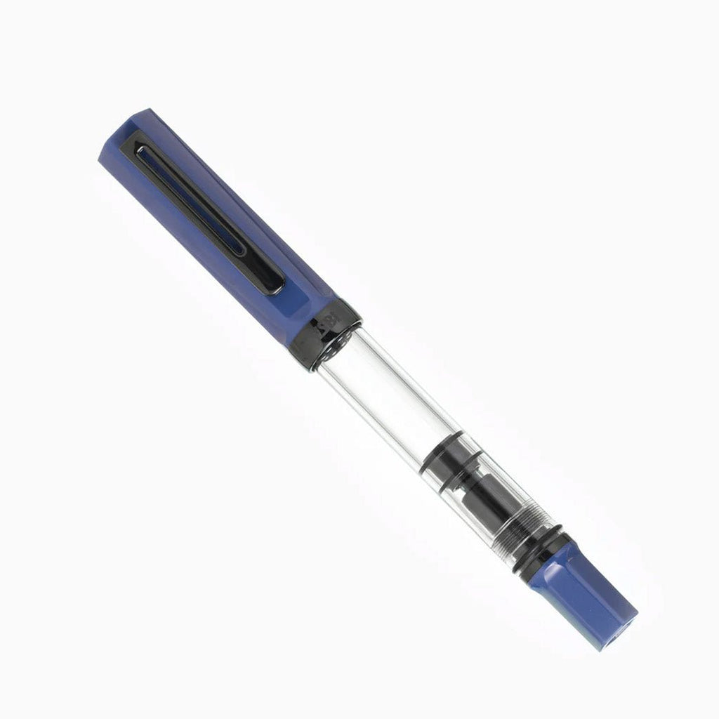 TWSBI ECO Slate Blue w/ Onyx Fountain Pen - un membrete
