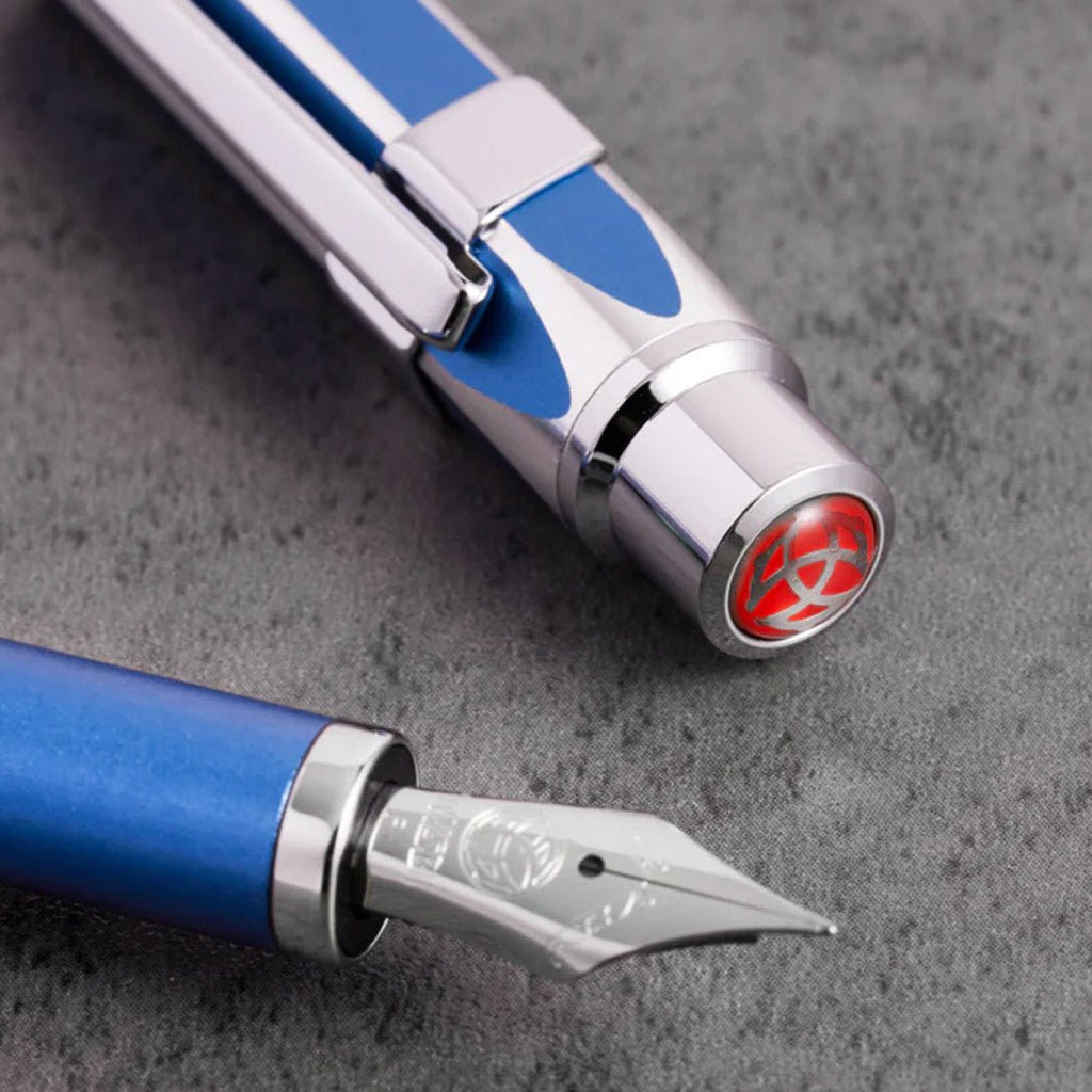 TWSBI Precision Gemini Blue Fountain Pen - un membrete
