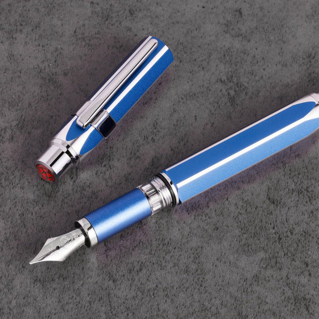 TWSBI Precision Gemini Blue Fountain Pen - un membrete
