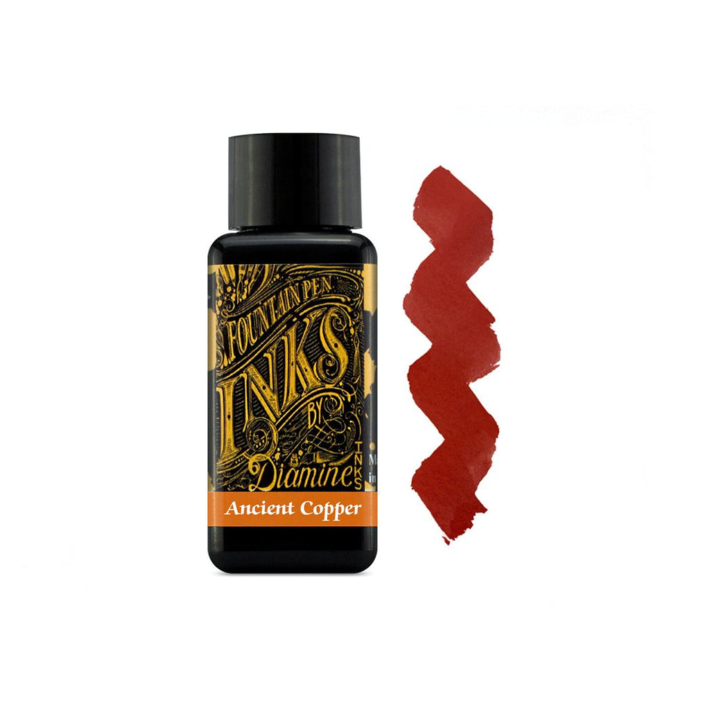 Diamine Ancient Copper 30ml - un membrete