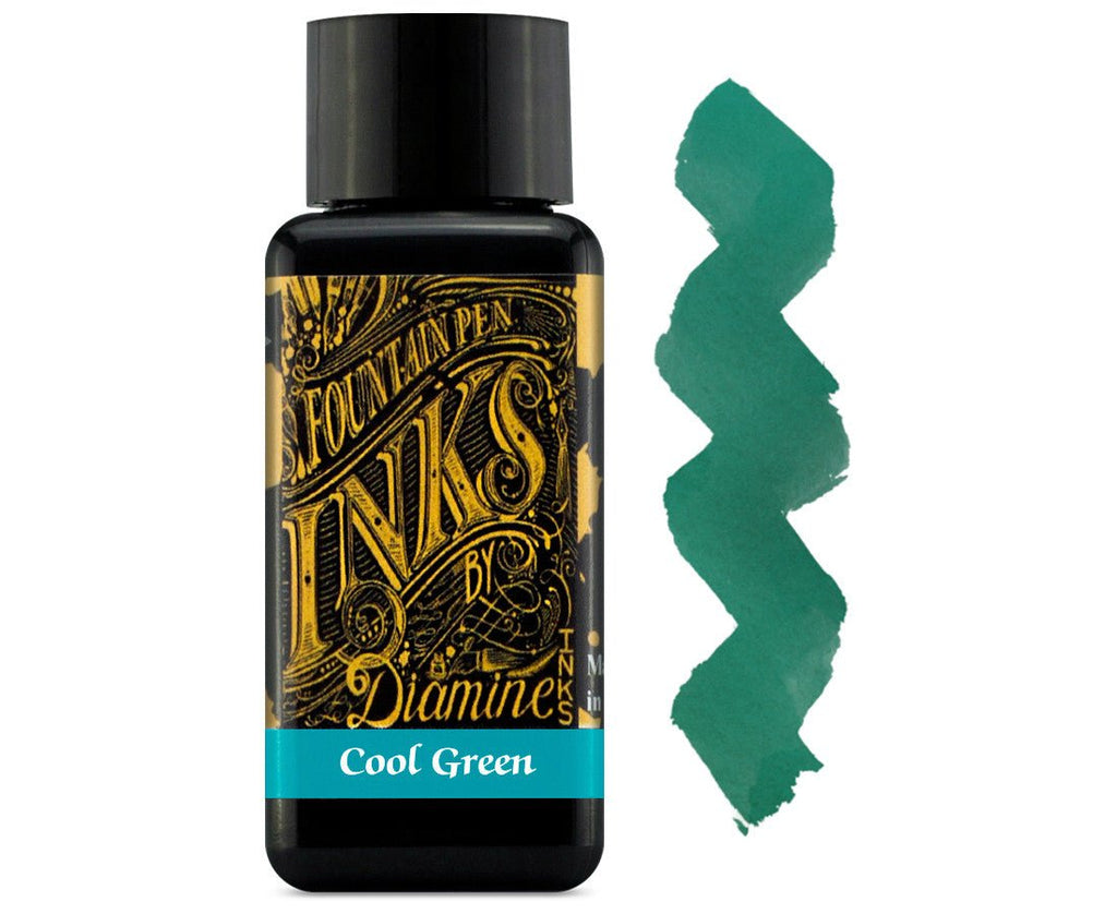 Diamine Cool Green 30ml - un membrete