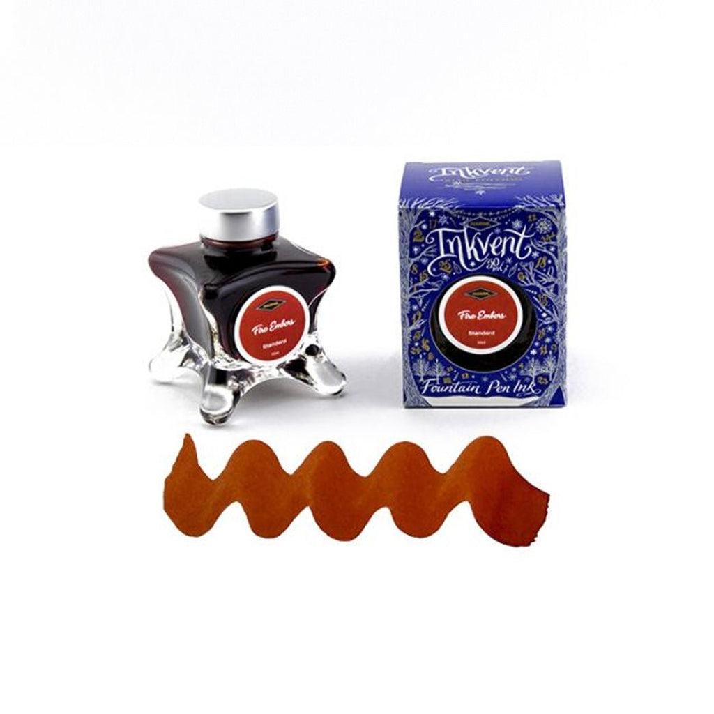 Diamine Inkvent Blue Edition Ink Bottle - Fire Embers - un membrete