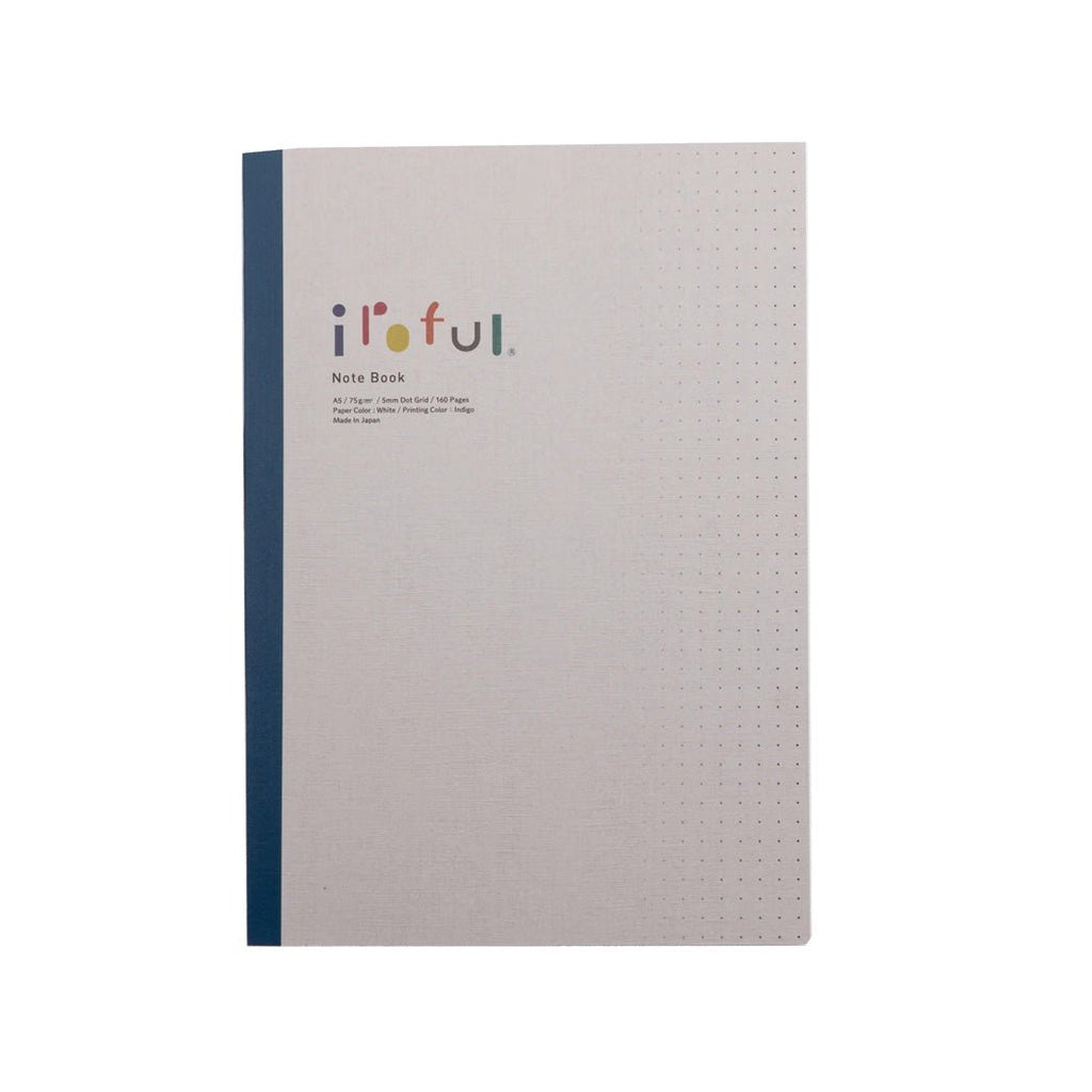 Iroful Soft Cover Notebook A5 5mm Dot Grid - un membrete