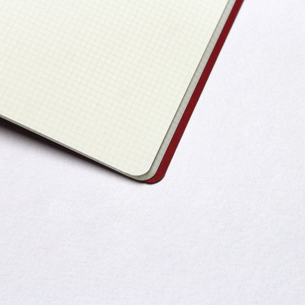 Kleid 2mm Grid Notes Notebook Cream Paper A5 - un membrete