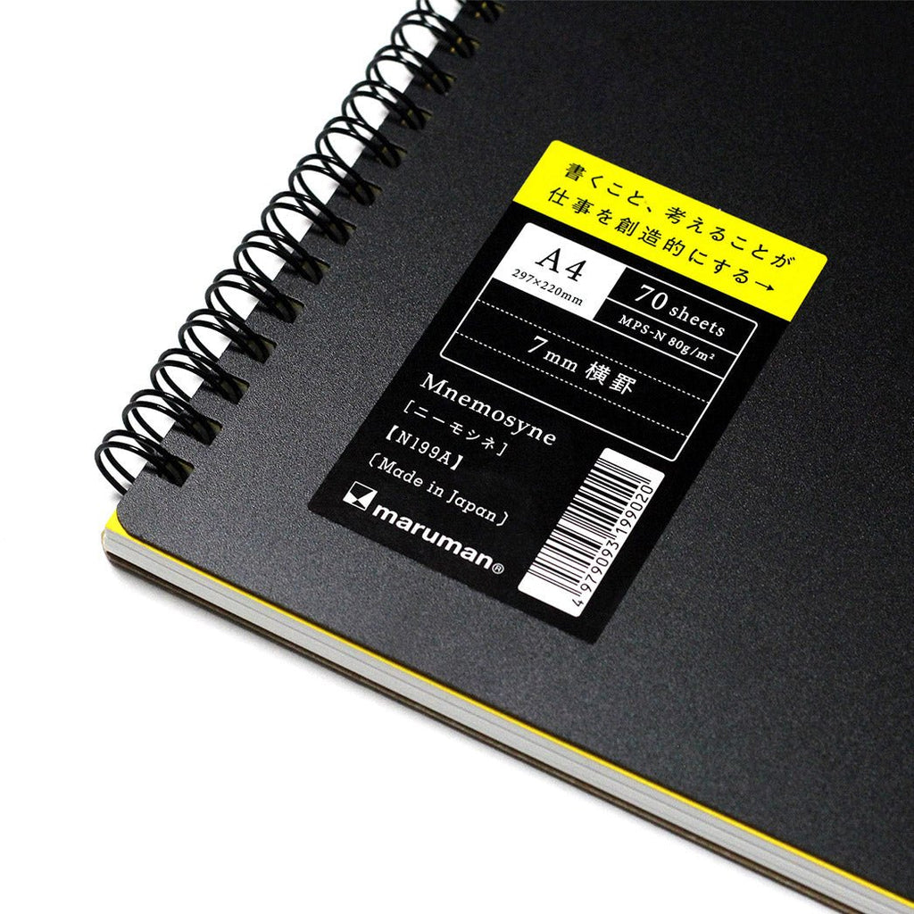 Maruman Mnemosyne Notebook Line 7mm A4 - un membrete