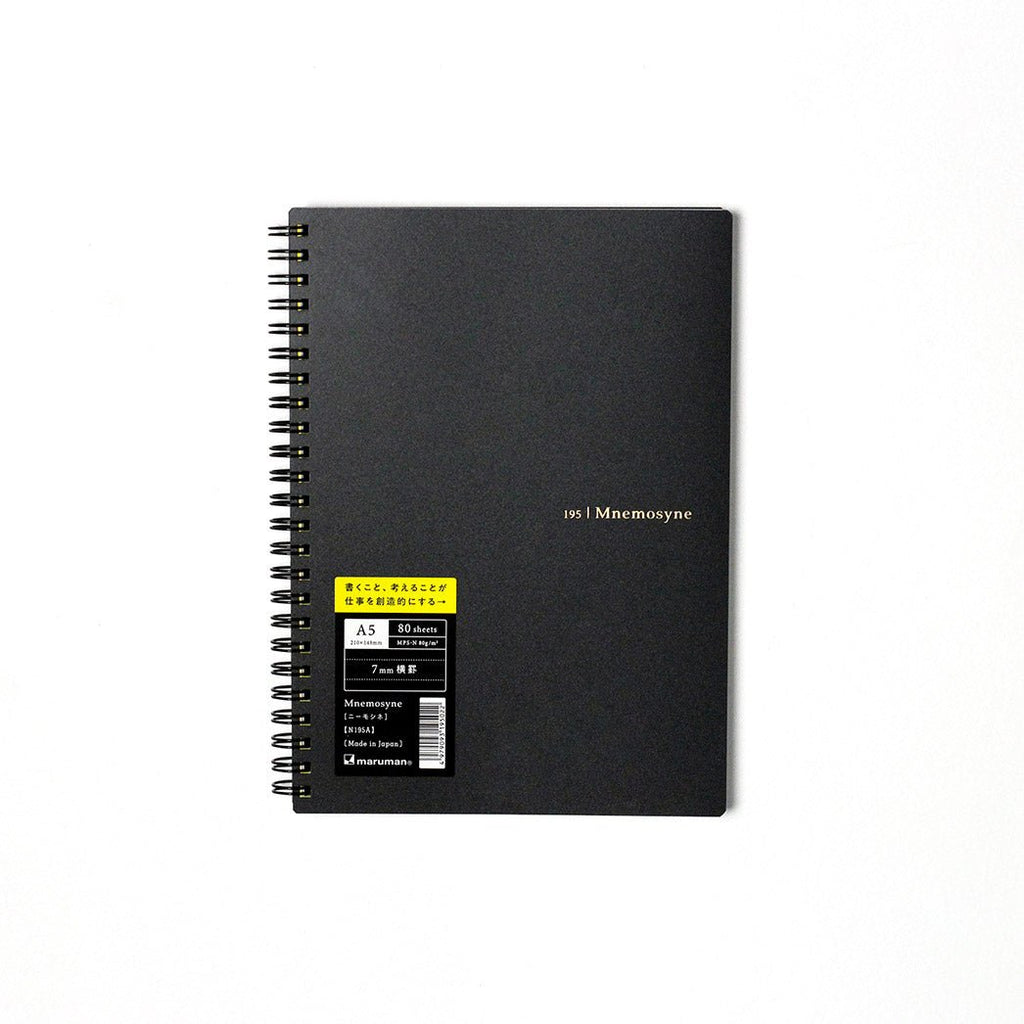 Maruman Mnemosyne Notebook Line 7mm A5 - un membrete