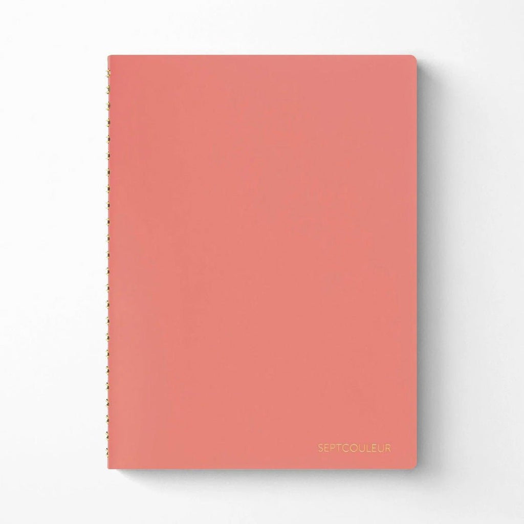 Maruman Septcouleur Notebook A5 Spicy Coral Pink - un membrete