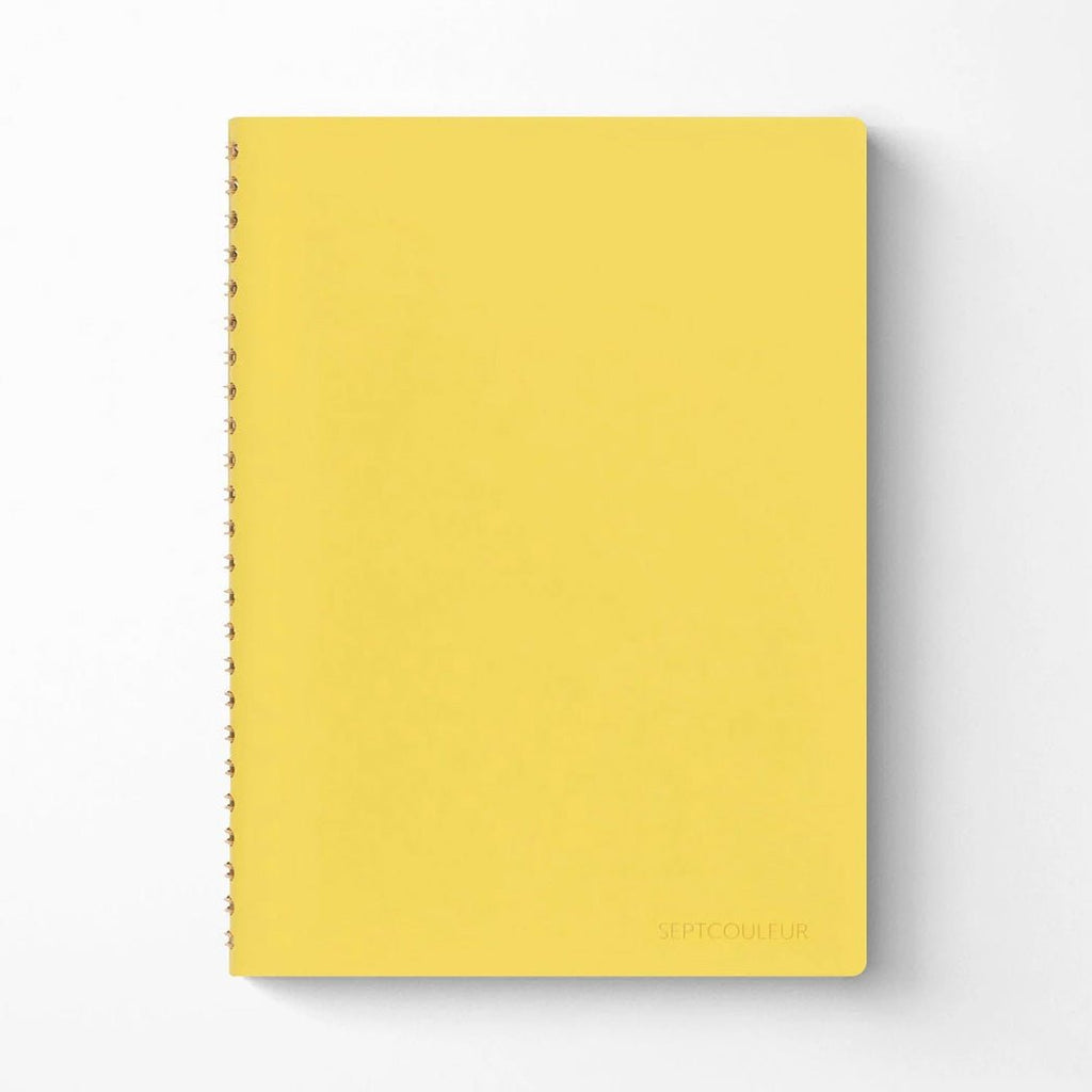 Maruman Septcouleur Notebook A5 Sunny Yellow - un membrete