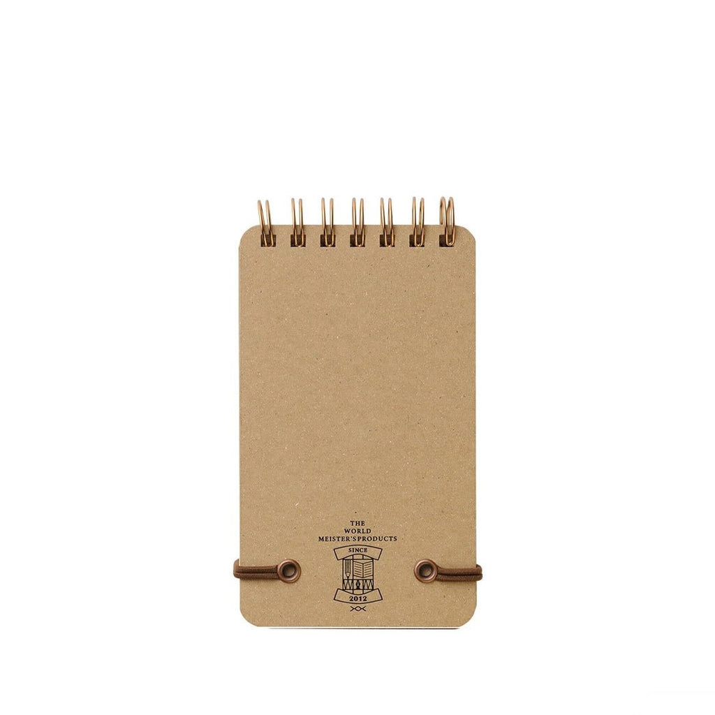 Midori Grain Memo Pad Black - un membrete