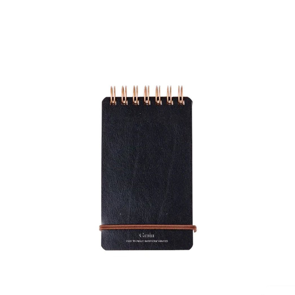 Midori Grain Memo Pad Black - un membrete