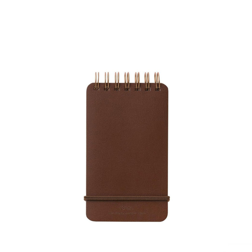 Midori Grain Memo Pad Brown - un membrete