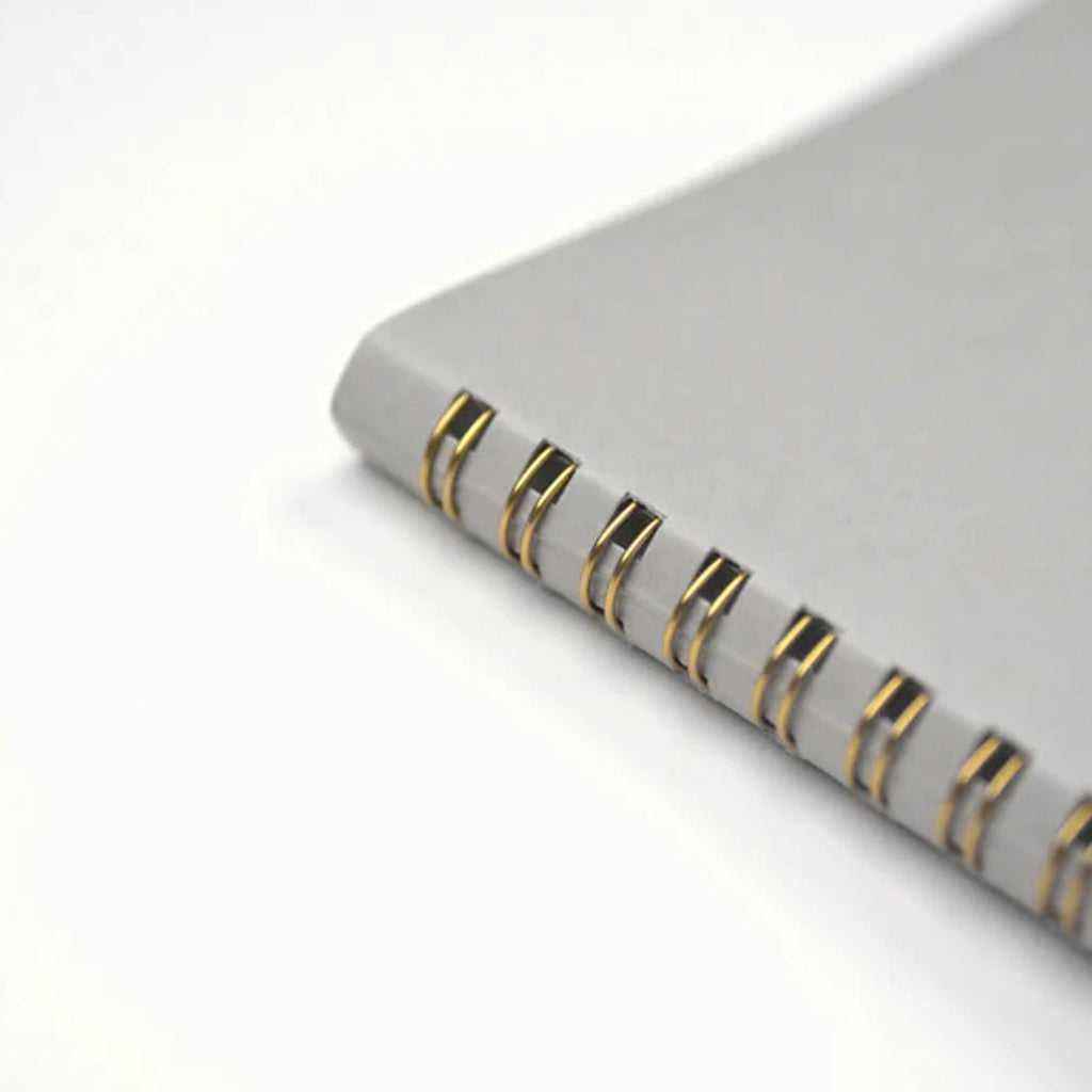 Midori Ring Notebook A5 Dot Grid – Gray - un membrete