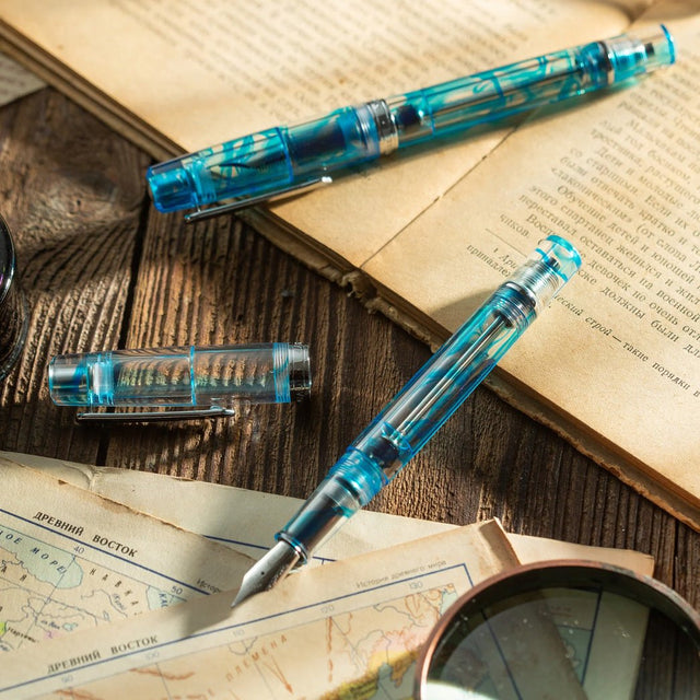 Nahvalur Original Plus Azureus Blue – Pluma Fuente - un membrete