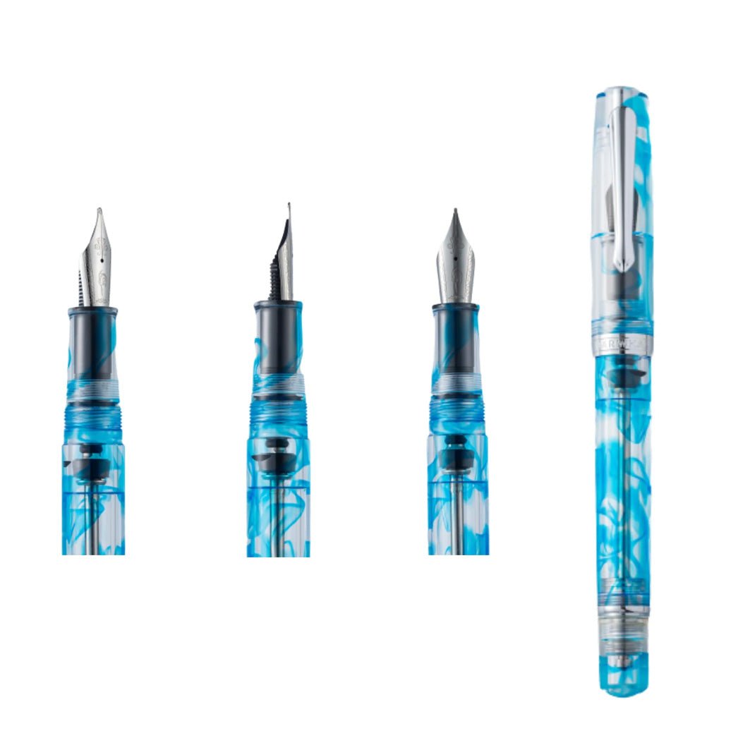Nahvalur Original Plus Azureus Blue – Pluma Fuente - un membrete