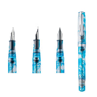 Nahvalur Original Plus Azureus Blue – Pluma Fuente - un membrete