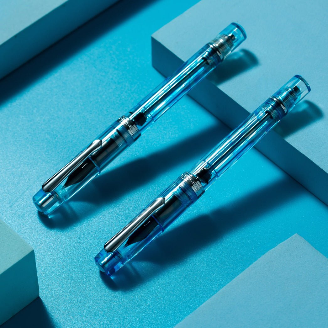 Nahvalur Original Plus Azureus Blue – Pluma Fuente - un membrete
