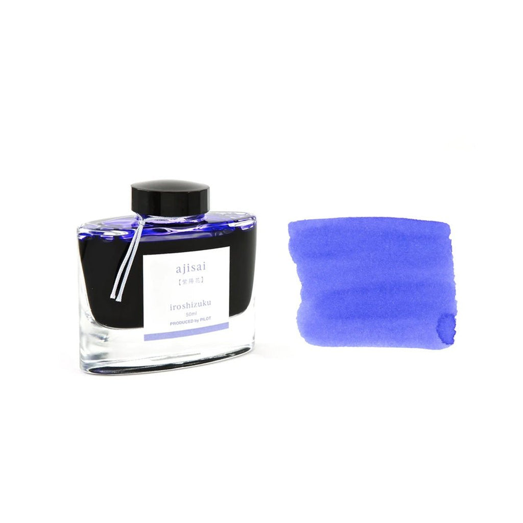 Pilot Iroshizuku Ajisai 50ml - un membrete