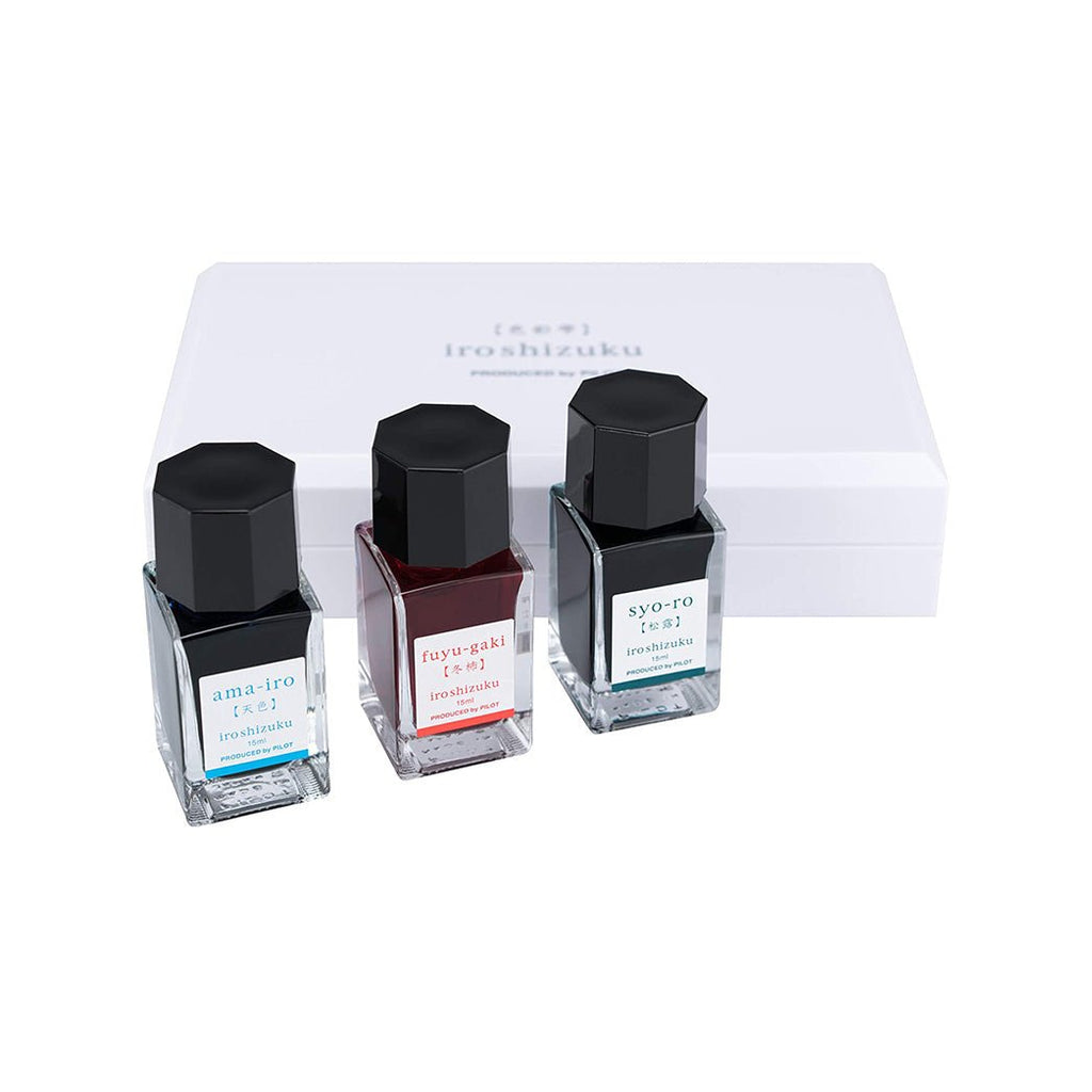 Pilot Iroshizuku Ink 3 Color Set C - 15ml - un membrete