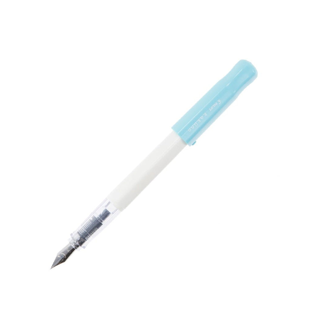 Pilot Kakuno Pluma Fuente - Blanco-Turquesa - un membrete