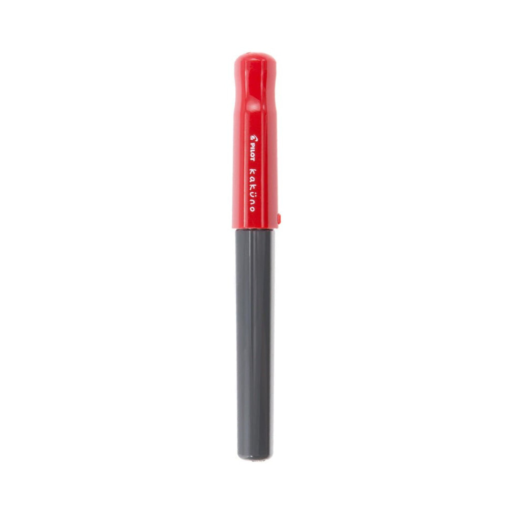 Pilot Kakuno Pluma Fuente - Gris-Rojo - un membrete