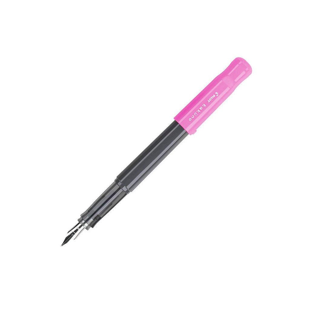 Pilot Kakuno Pluma Fuente - Gris-Rosa - un membrete