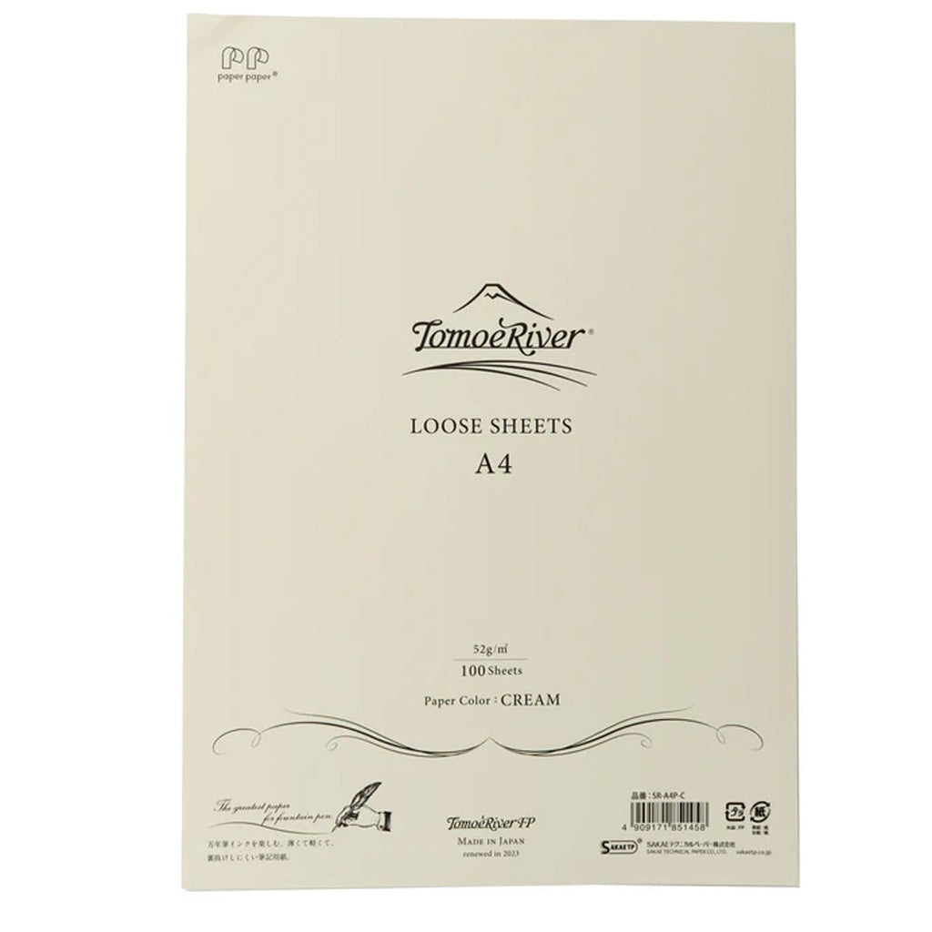 Tomoe River Loose Sheet 52g A4 Cream - un membrete