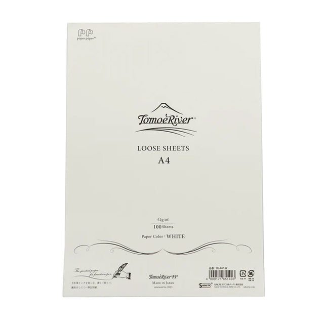 Tomoe River Loose Sheet 52g A4 White - un membrete