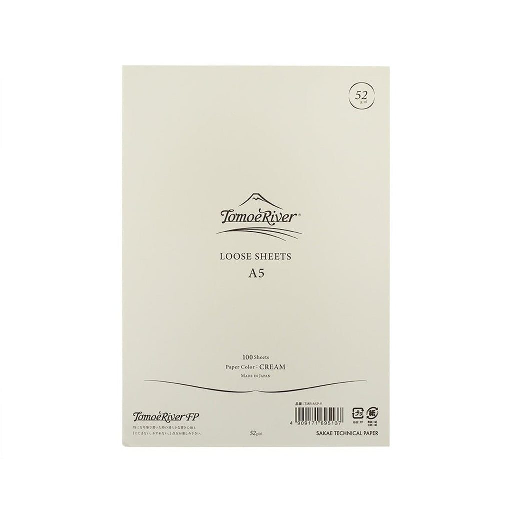 Tomoe River Loose Sheet 52g A5 Cream - un membrete